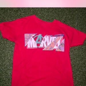 Marvel Red Avengers Kids Tee